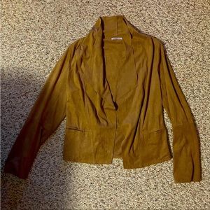 Max Studio Tan Suede jacket. Medium